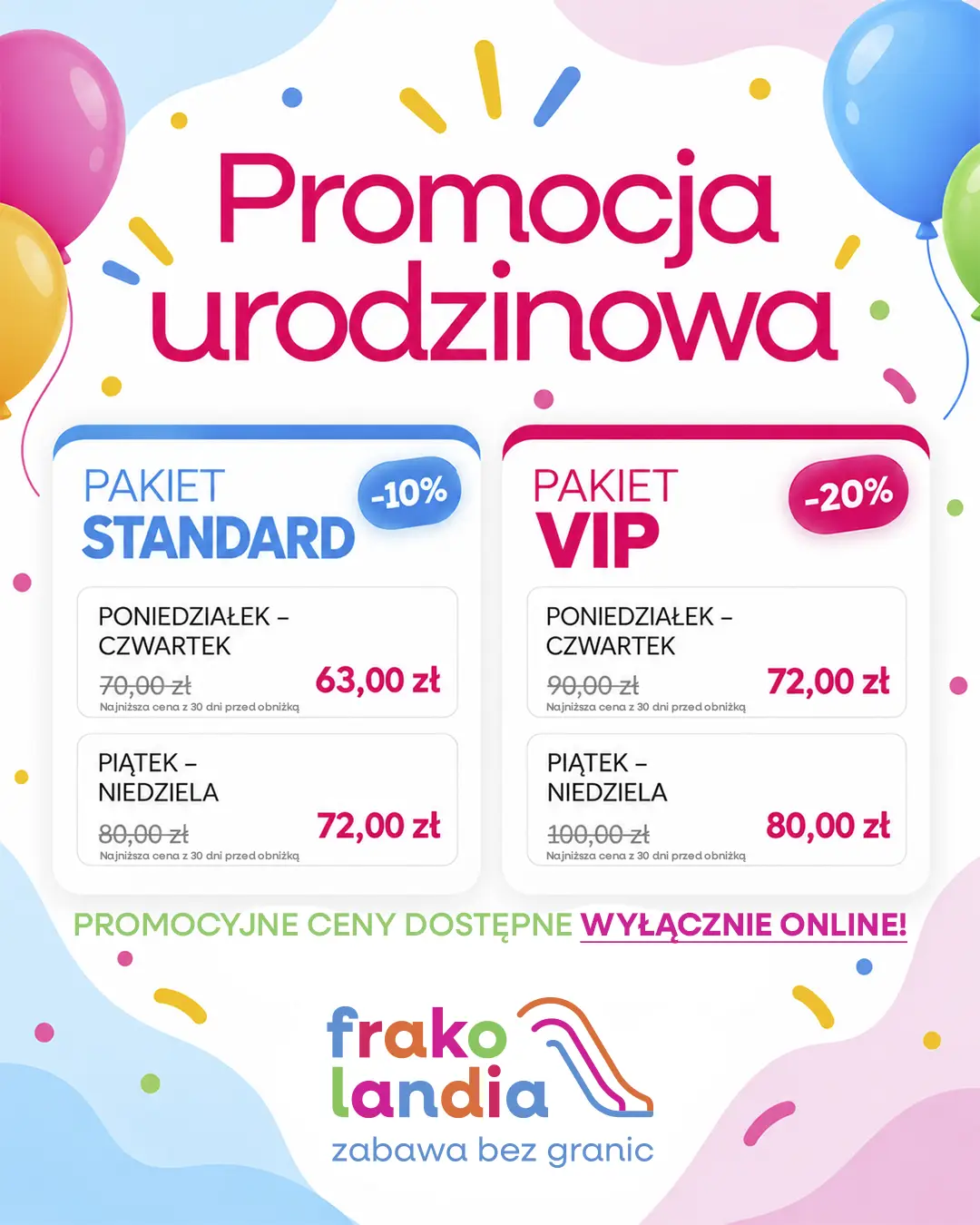 promocja weekendowa